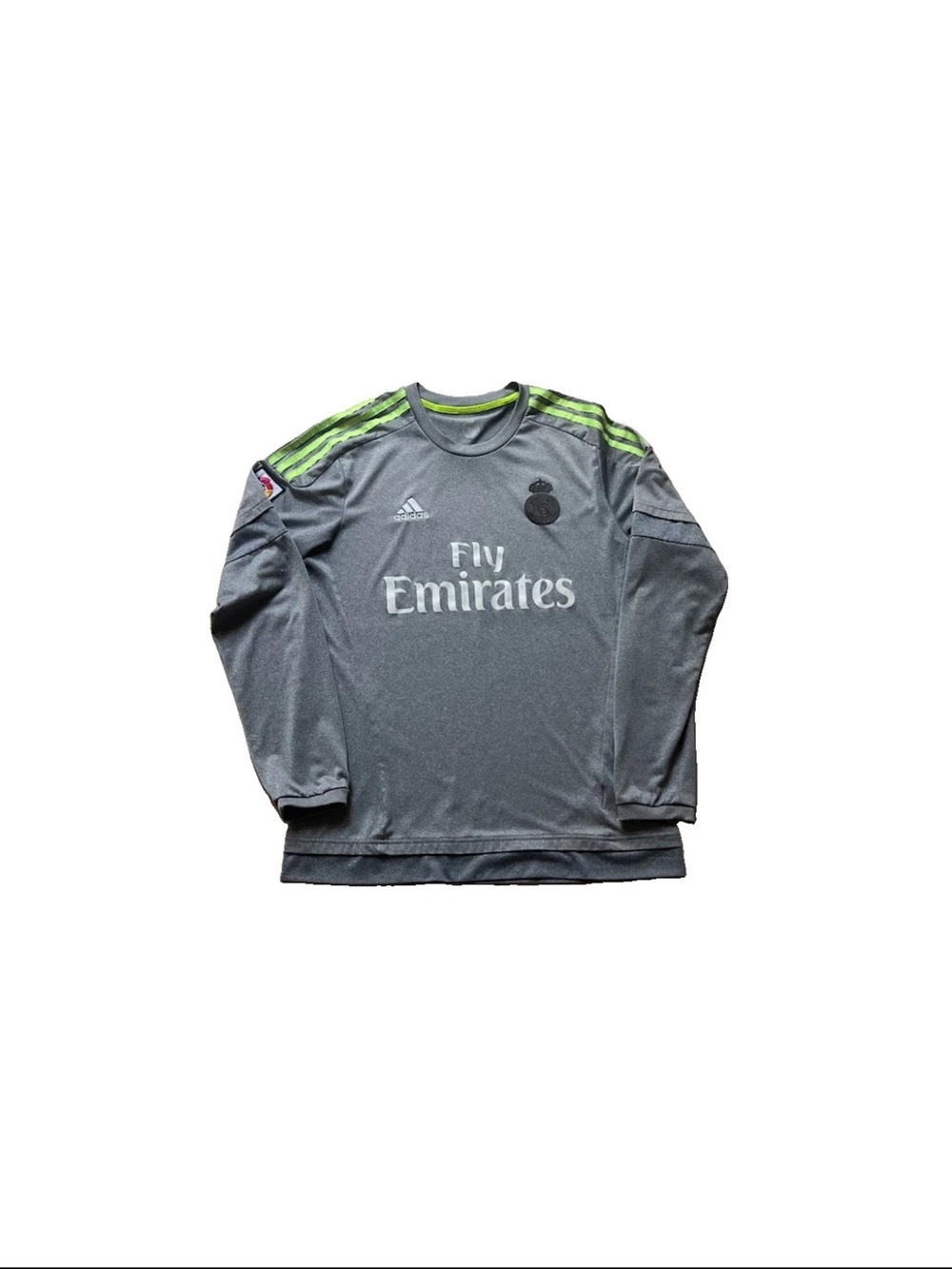 Adidas Real Madrid 2015 2016 Away Long Sleeve La Liga Jersey Size Medium